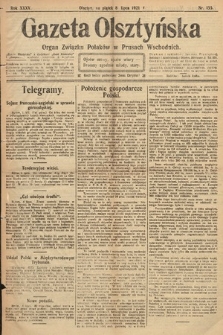 Gazeta Olsztyńska : organ Związku Polaków w Prusach Wschodnich. 1921, nr 155