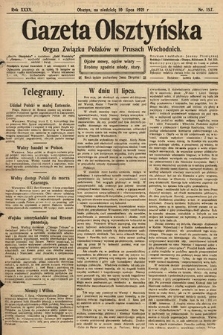 Gazeta Olsztyńska : organ Związku Polaków w Prusach Wschodnich. 1921, nr 157