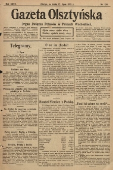 Gazeta Olsztyńska : organ Związku Polaków w Prusach Wschodnich. 1921, nr 159