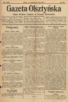 Gazeta Olsztyńska : organ Związku Polaków w Prusach Wschodnich. 1921, nr 160