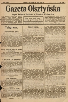 Gazeta Olsztyńska : organ Związku Polaków w Prusach Wschodnich. 1921, nr 161