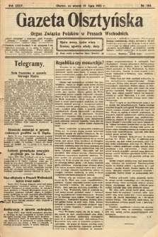 Gazeta Olsztyńska : organ Związku Polaków w Prusach Wschodnich. 1921, nr 164
