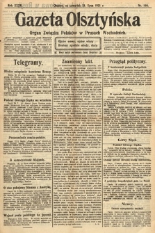 Gazeta Olsztyńska : organ Związku Polaków w Prusach Wschodnich. 1921, nr 166