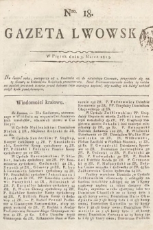 Gazeta Lwowska. 1815, nr 18
