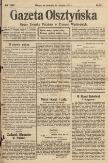 Gazeta Olsztyńska : organ Związku Polaków w Prusach Wschodnich. 1921, nr 193