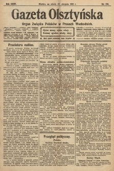 Gazeta Olsztyńska : organ Związku Polaków w Prusach Wschodnich. 1921, nr 198