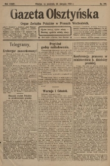 Gazeta Olsztyńska : organ Związku Polaków w Prusach Wschodnich. 1921, nr 199