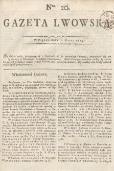 Gazeta Lwowska. 1815, nr 20