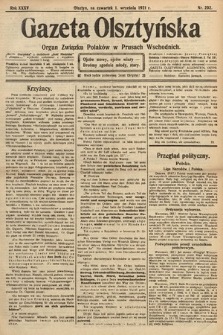 Gazeta Olsztyńska : organ Związku Polaków w Prusach Wschodnich. 1921, nr 202