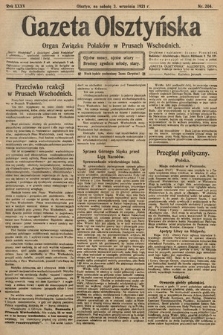Gazeta Olsztyńska : organ Związku Polaków w Prusach Wschodnich. 1921, nr 204