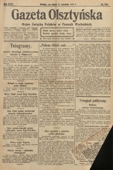 Gazeta Olsztyńska : organ Związku Polaków w Prusach Wschodnich. 1921, nr 209