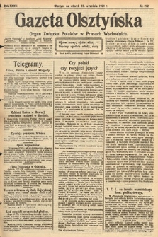 Gazeta Olsztyńska : organ Związku Polaków w Prusach Wschodnich. 1921, nr 212