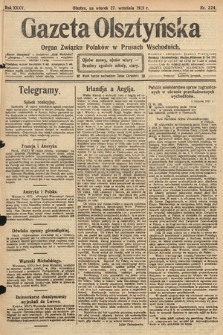 Gazeta Olsztyńska : organ Związku Polaków w Prusach Wschodnich. 1921, nr 224