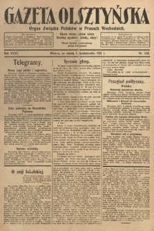 Gazeta Olsztyńska : organ Związku Polaków w Prusach Wschodnich. 1921, nr 228