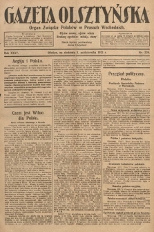 Gazeta Olsztyńska : organ Związku Polaków w Prusach Wschodnich. 1921, nr 229