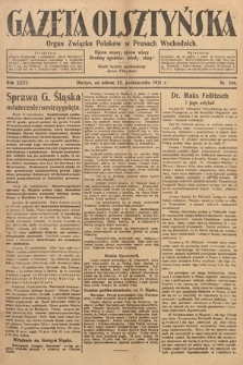 Gazeta Olsztyńska : organ Związku Polaków w Prusach Wschodnich. 1921, nr 246