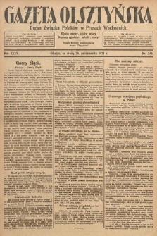 Gazeta Olsztyńska : organ Związku Polaków w Prusach Wschodnich. 1921, nr 249