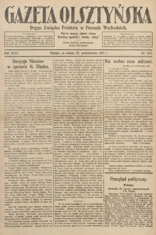 Gazeta Olsztyńska : organ Związku Polaków w Prusach Wschodnich. 1921, nr 252