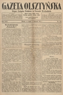 Gazeta Olsztyńska : organ Związku Polaków w Prusach Wschodnich. 1921, nr 256