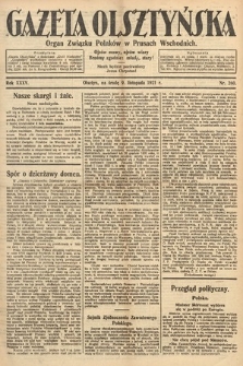 Gazeta Olsztyńska : organ Związku Polaków w Prusach Wschodnich. 1921, nr 260