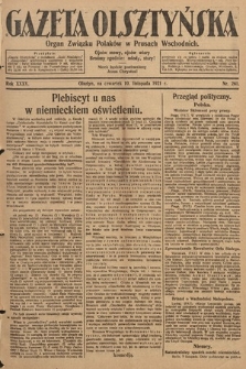 Gazeta Olsztyńska : organ Związku Polaków w Prusach Wschodnich. 1921, nr 261