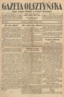 Gazeta Olsztyńska : organ Związku Polaków w Prusach Wschodnich. 1921, nr 262