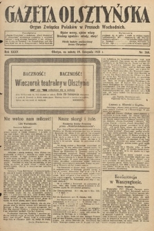 Gazeta Olsztyńska : organ Związku Polaków w Prusach Wschodnich. 1921, nr 268