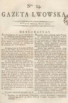 Gazeta Lwowska. 1815, nr 24