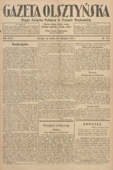 Gazeta Olsztyńska : organ Związku Polaków w Prusach Wschodnich. 1921, nr 274