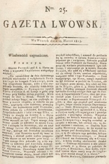 Gazeta Lwowska. 1815, nr 25