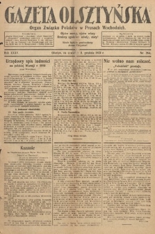 Gazeta Olsztyńska : organ Związku Polaków w Prusach Wschodnich. 1921, nr 284