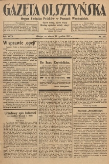 Gazeta Olsztyńska : organ Związku Polaków w Prusach Wschodnich. 1921, nr 287