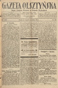 Gazeta Olsztyńska : organ Związku Polaków w Prusach Wschodnich. 1921, nr 289