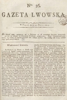 Gazeta Lwowska. 1815, nr 26