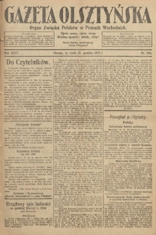 Gazeta Olsztyńska : organ Związku Polaków w Prusach Wschodnich. 1921, nr 294