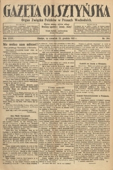 Gazeta Olsztyńska : organ Związku Polaków w Prusach Wschodnich. 1921, nr 295