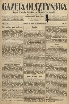 Gazeta Olsztyńska : organ Związku Polaków w Prusach Wschodnich. 1921, nr 297