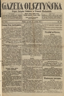 Gazeta Olsztyńska : organ Związku Polaków w Prusach Wschodnich. 1921, nr 299
