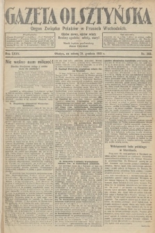 Gazeta Olsztyńska : organ Związku Polaków w Prusach Wschodnich. 1921, nr 302