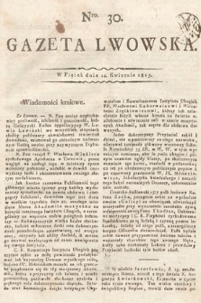 Gazeta Lwowska. 1815, nr 30