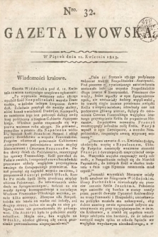 Gazeta Lwowska. 1815, nr 32