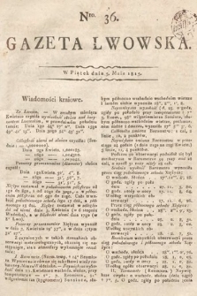 Gazeta Lwowska. 1815, nr 36