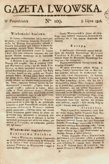 Gazeta Lwowska. 1816, nr 109