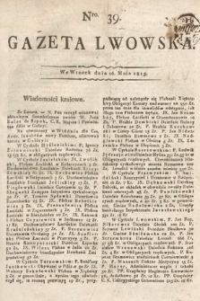 Gazeta Lwowska. 1815, nr 39