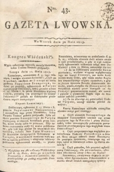 Gazeta Lwowska. 1815, nr 43