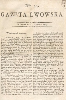 Gazeta Lwowska. 1815, nr 44