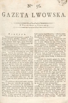 Gazeta Lwowska. 1815, nr 56