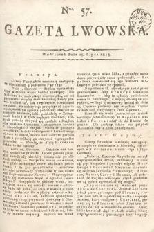 Gazeta Lwowska. 1815, nr 57