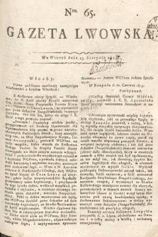 Gazeta Lwowska. 1815, nr 65