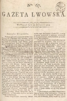 Gazeta Lwowska. 1815, nr 67